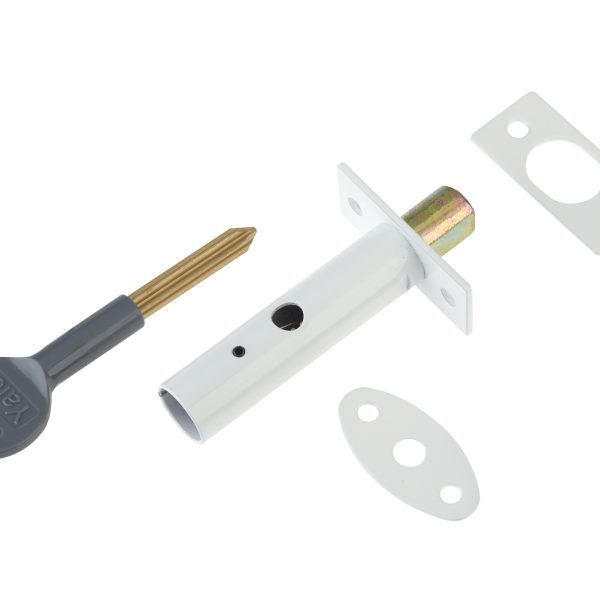 YALE LOCKS PM444 Door Security Bolt White Finish Visi of 1