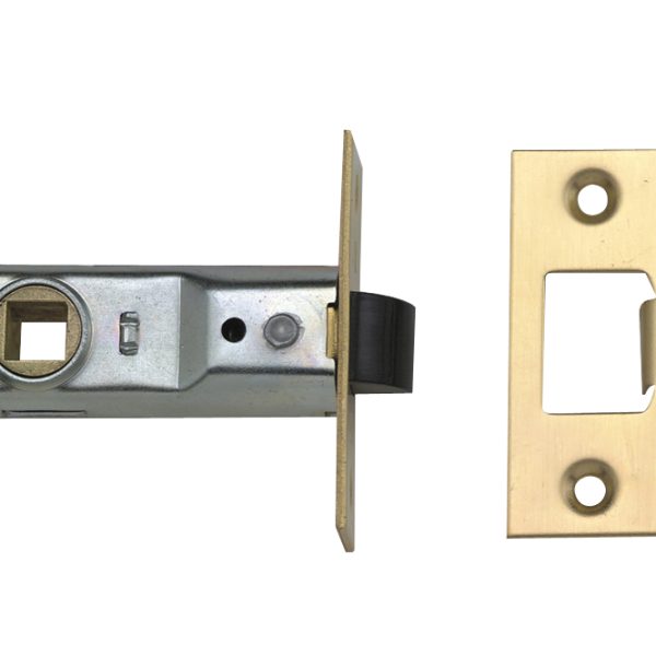 YALE LOCKS M888 Tubular Mortice Latch 76mm 3in Polished Brass Pack of 1