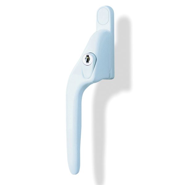 YALE LOCKS White Offset Locking PVCu Window Handle Left