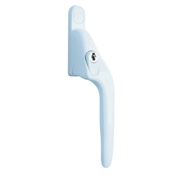 YALE LOCKS White Offset Locking PVCu Window Handle Right