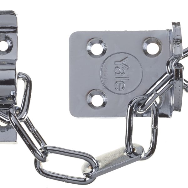 YALE LOCKS WS6 Security Door Chain - Chrome Finish