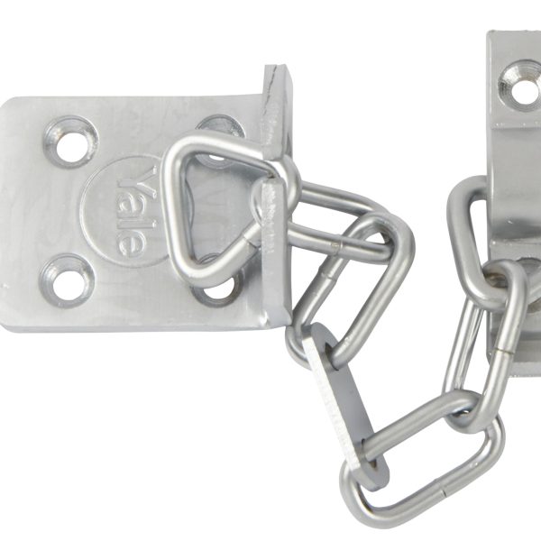 YALE LOCKS WS6 Security Door Chain - Satin Chrome Finish