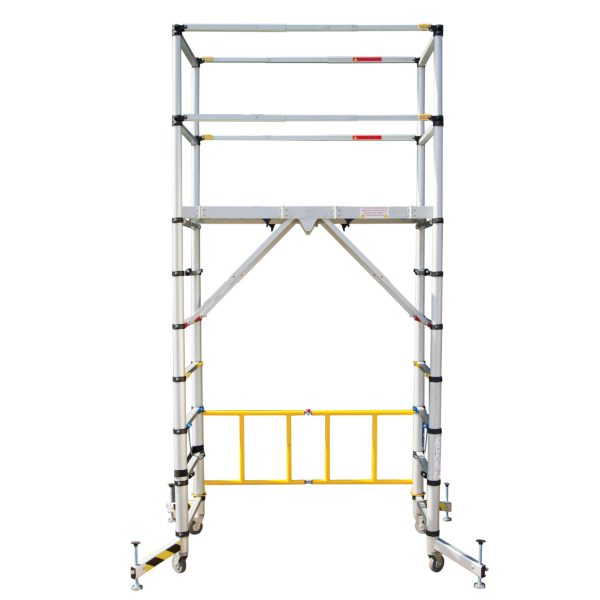 ZARGES TT002 Teletower Aluminium Telescopic Scaffold Tower with Toeboards