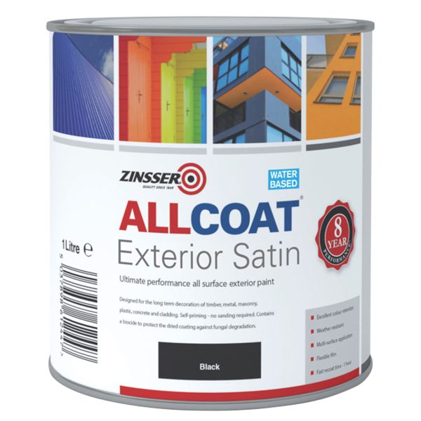 ZINSSER AllCoat® Exterior Black 1 litre