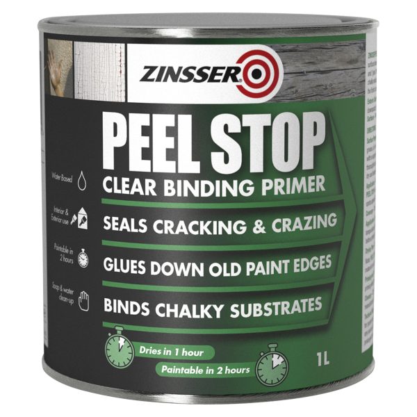 ZINSSER Peel Stop® Clear Binding Primer Paint 1 litre