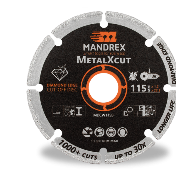 Mandrex MetalXcut Cut-Off Disc - Ø115