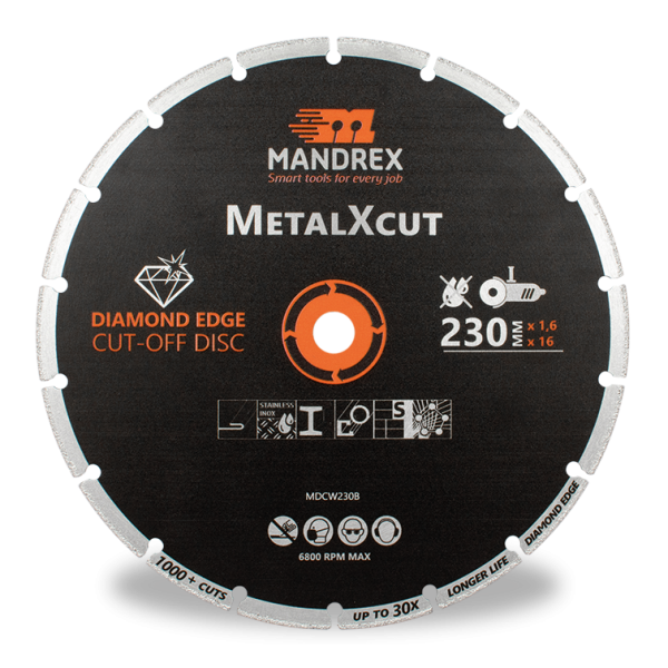 Mandrex MetalXcut Cut-Off Disc - Ø230