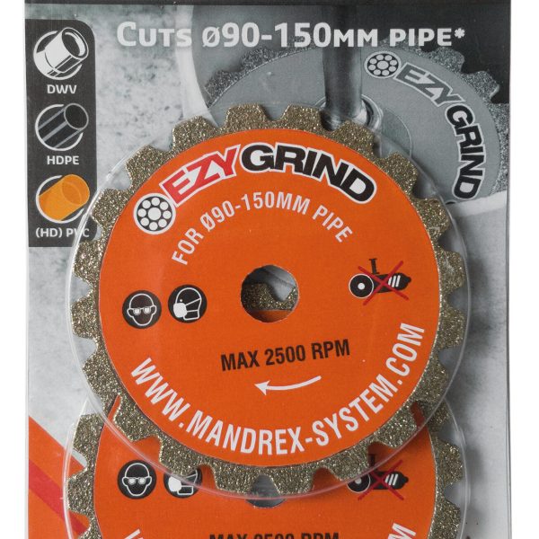 MANDREX EZYGRIND REPLACEMENT DISCS LARGE 2PK BCD