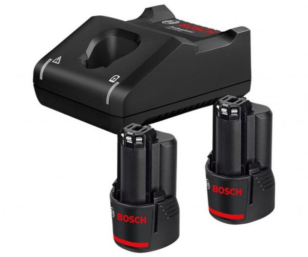 Bosch 12V Starter Set with 2x GBA 2.0Ah Batteries and GAL Charger