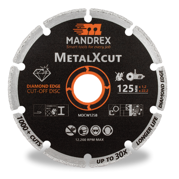Mandrex MetalXcut Cut-Off Disc - Ø125
