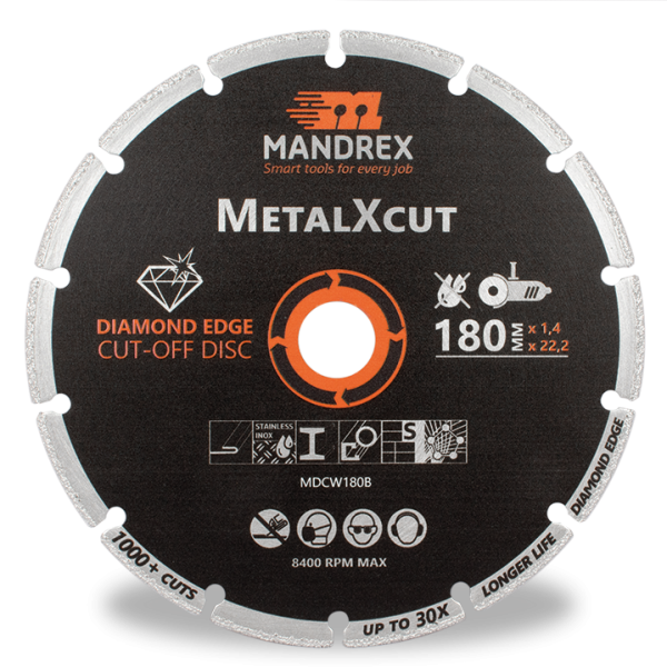 Mandrex MetalXcut Cut-Off Disc - Ø180