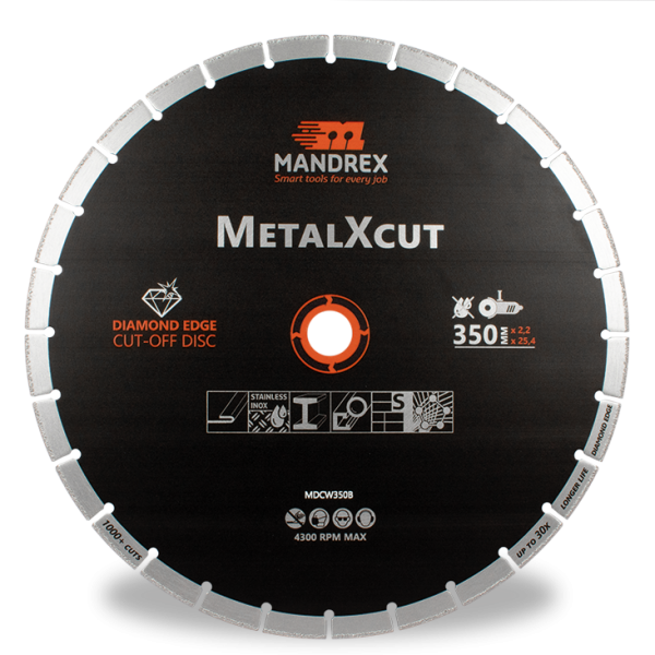 Mandrex MetalXcut Cut-Off Disc - Ø350