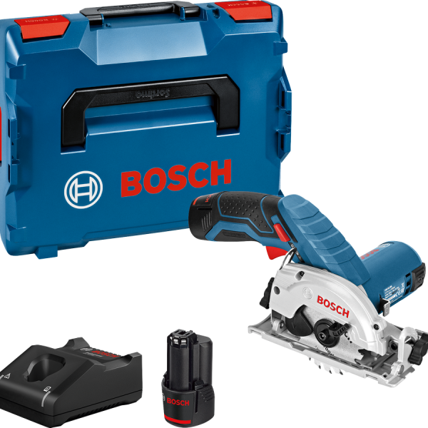 BOSCH 06016A1070 GKS 12V-26 12V C/Saw (2x GBA 2.0Ah, GAL 1230 CV, L-BOXX)