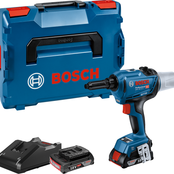 BOSCH 06019K5071 GRG 18V-16 C BRUSHLESS 18V R/Gun (2x GBA 2.0Ah, GAL 18V-40, L-BOXX)