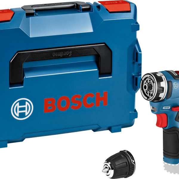 BOSCH 06019H300B GSR 12V-35 FC BRUSHLESS 12V Drill Driver (body only, GFA 12-H, Aux Handle, Depth Gauge attachments, L-BOXX)