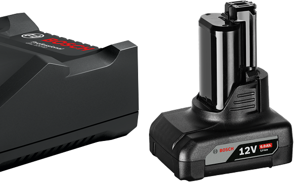 BOSCH 1600A01B21 2x GBA 6.0Ah + GAL 12V-40 12V Starter Set (carton)