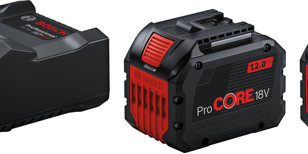 BOSCH 1600A02T5X 2x ProCORE18V 12.0Ah + GAL 18V-160 18V Starter Set (carton)