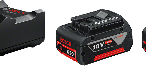 BOSCH 1600A019S1 2x GBA 4.0Ah CoolPack + GAL 18V-40 18V Starter Set (carton)