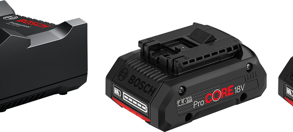 BOSCH 1600A01BA4 2x ProCORE18V 4.0Ah + GAL 18V-40 18V Starter Set (carton)