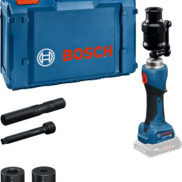 BOSCH 06019P0200 GLH18V-60 Hydraulic Punching Tool (Bare tool, 2x draw studs, 2x spacers, grease tube, XL-BOXX)