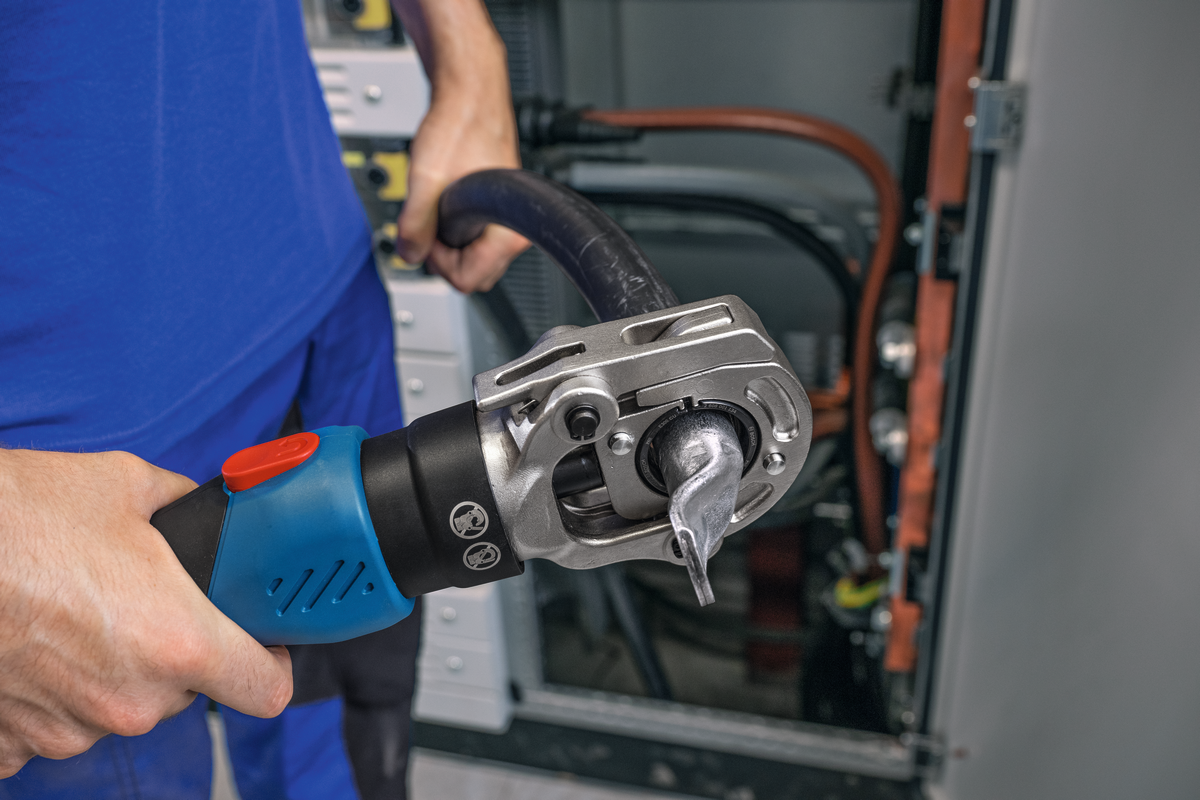 BOSCH 06019P0100 GPH 18V-60 Hydraulic Crimping Tool GPH 18V-60 (Bare tool, XL-BOXX) - Image 5