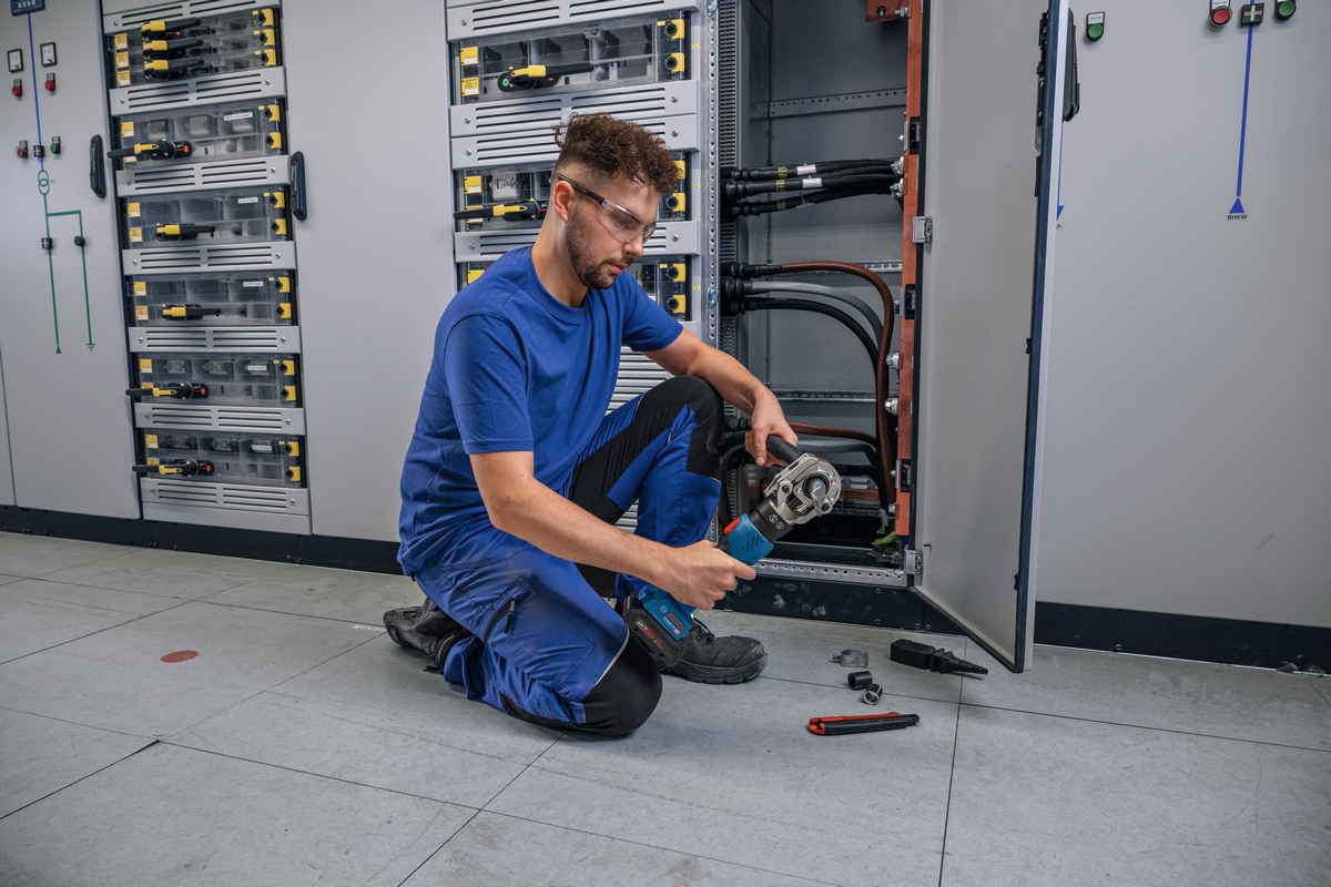 BOSCH 06019P0100 GPH 18V-60 Hydraulic Crimping Tool GPH 18V-60 (Bare tool, XL-BOXX) - Image 6