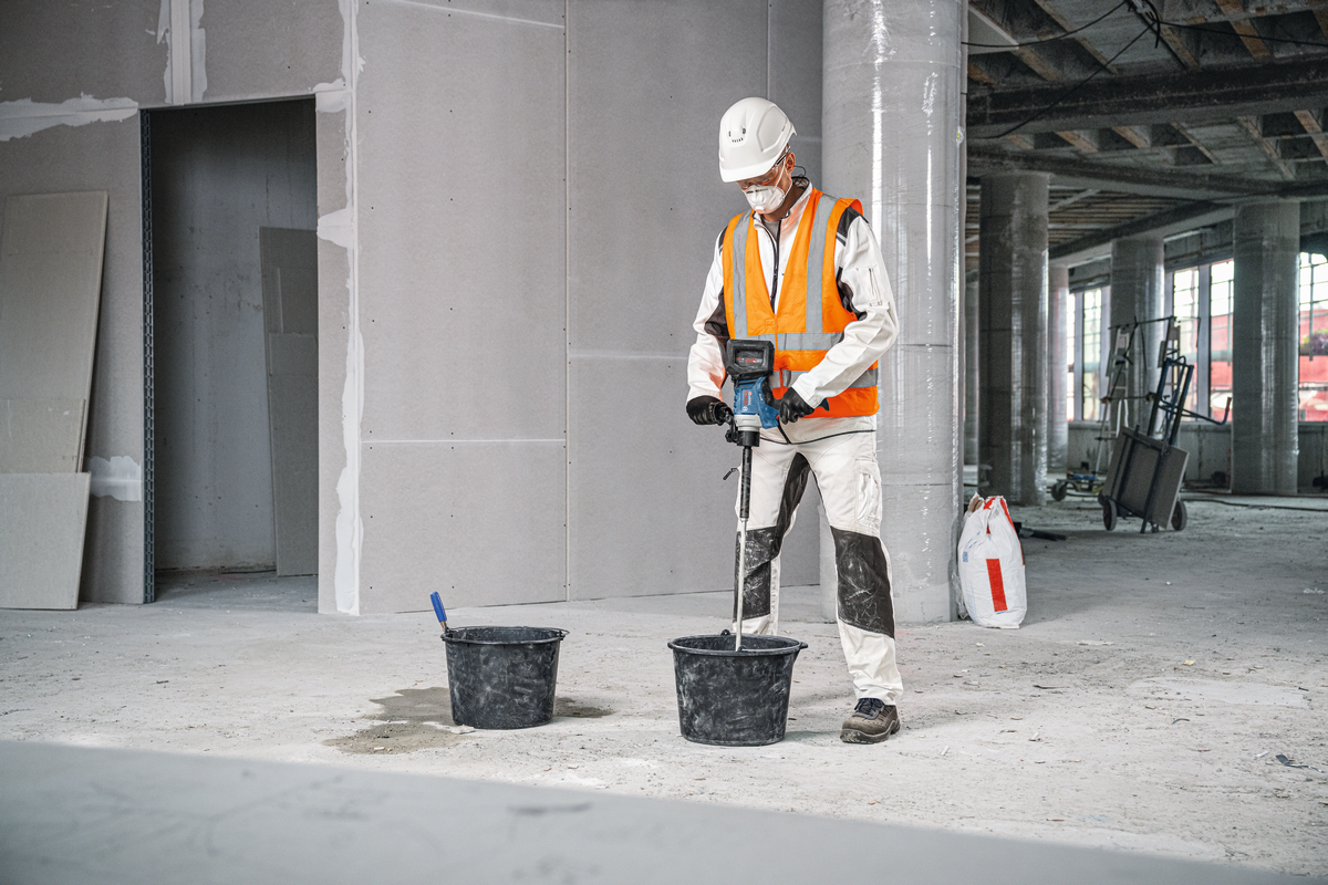 BOSCH 06011C2000 GRW 18V-120 18V Mixer (Bare tool, 13cm extension piece, Carton) - Image 5