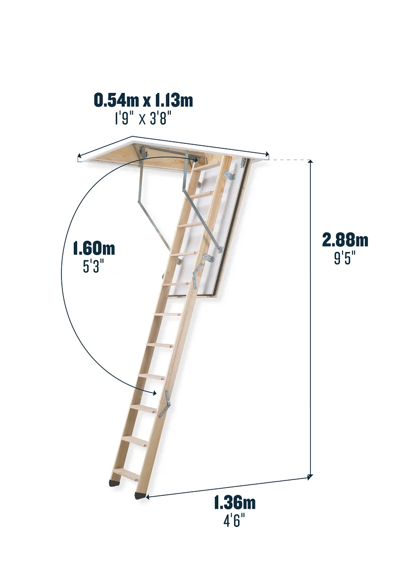 WERNER FireguardPRO Series Loft Ladder - Image 2