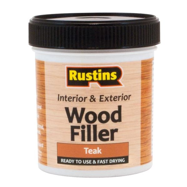 RUSTINS Acrylic Wood Filler Teak 250ml