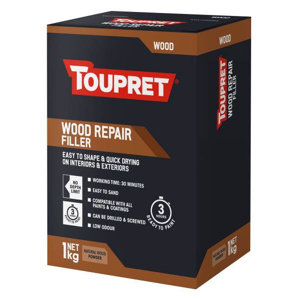 TOUPRET TTREPBO01GB Wood Repair Filler 1kg