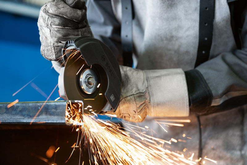 BOSCH 06013A61 GWS 12-125 A/Grinder (body only, carton) - Image 4