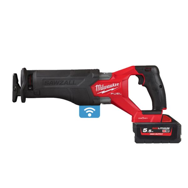 MILWAUKEE M18ONEFSZ-552X FUEL™ ONE-KEY™ SAWZALL™ 18V 2 x 5.5Ah Li-ion