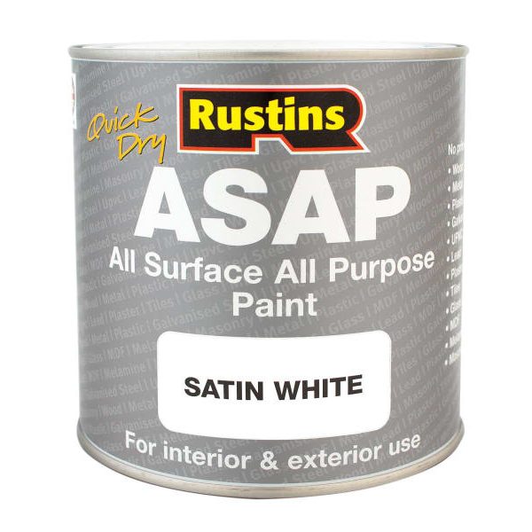 RUSTINS ASAP Paint White 500ml