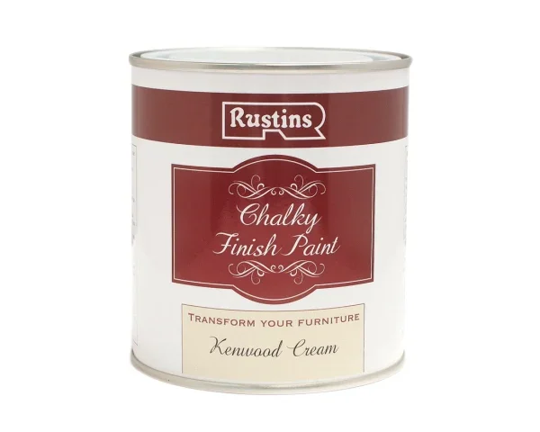 RUSTINS Chalky Finish Paint Kenwood Cream 250ml