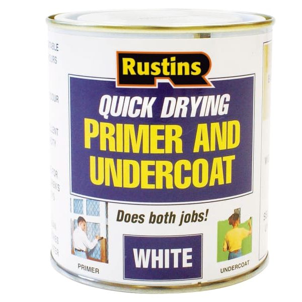 RUSTINS Quick Dry Primer & Undercoat White 250ml