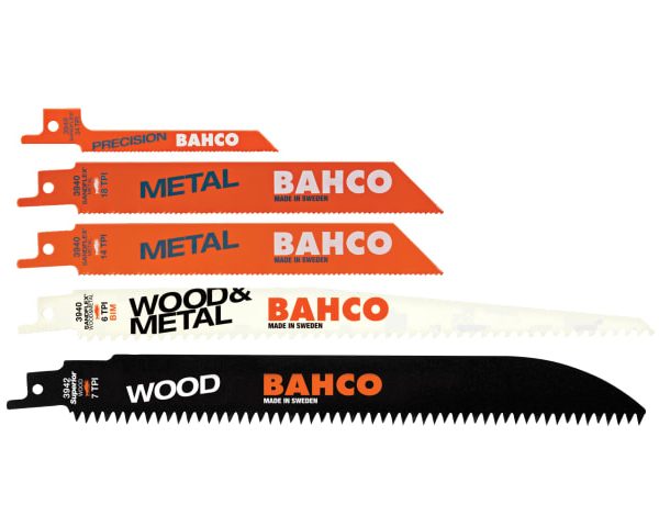 BAHCO Sabre Saw Blade Set, 5 Piece