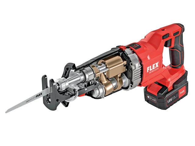 FLEX POWER TOOLS RSP DW 18.0-EC Brushless Reciprocating Saw 18V Bare Unit - Image 3