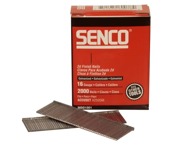 Straight Brad Nails Galvanised 16G x 55mm (Pack 2000)