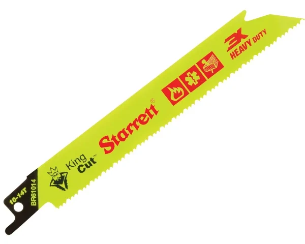 STARRETT BR61014-5 Bi-Metal King Cut™ Demolition Blade 152mm 10-14 TPI (Pack 5)