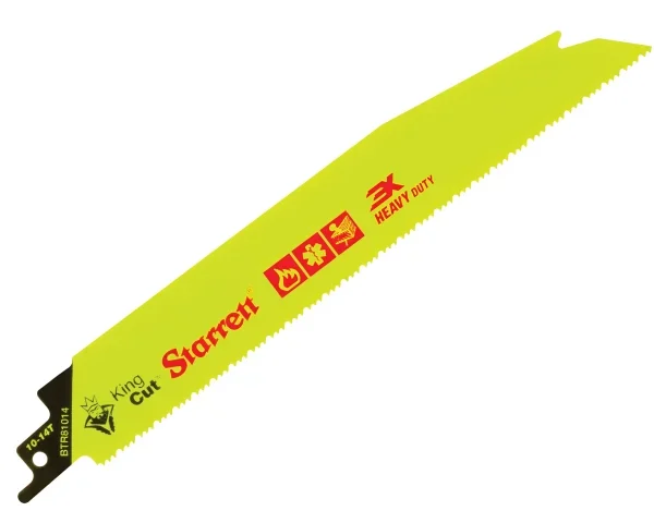 STARRETT BTR81014-5 Bi-Metal King Cut™ Demolition Blade 203mm 10-14 TPI (Pack 5)