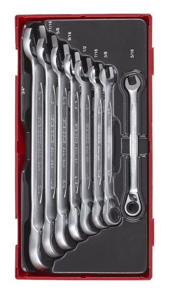 TENG TT6508RAF Ratcheting Combination Spanner Set R AF TT1 8 Pieces