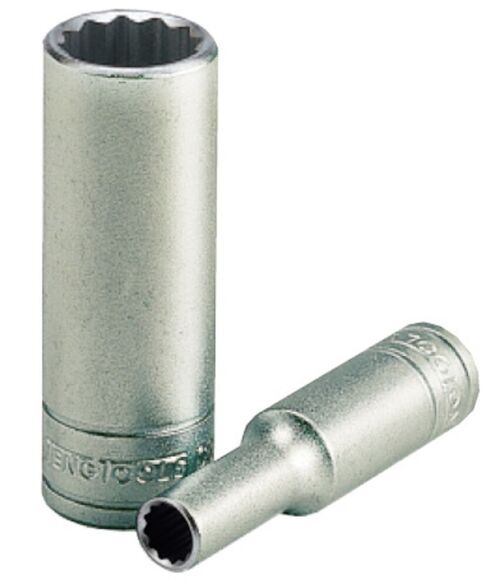 TENG M1406 1/4" Deep Socket 12 pt Metric