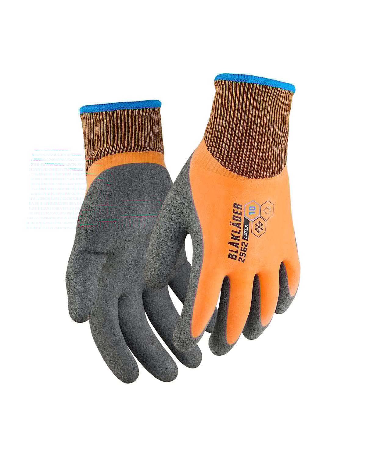 Blaklader 2962 Work gloves lined WP, latex coated