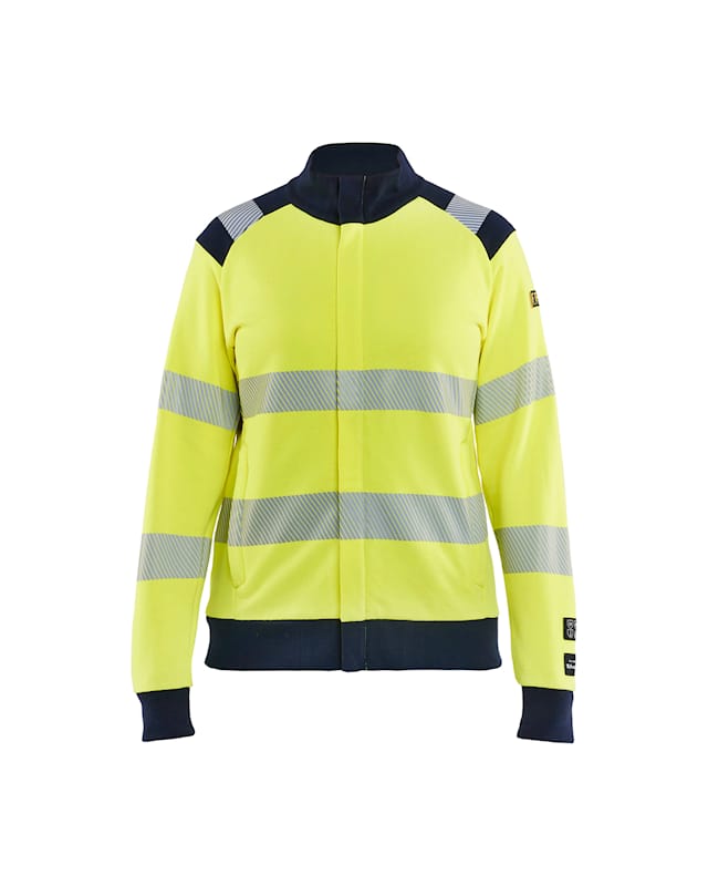 Blaklader 3471 Women's Sweatshirt Multinorm Hi-Vis Zip