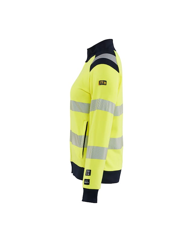 Blaklader 3471 Women's Sweatshirt Multinorm Hi-Vis Zip - Image 4
