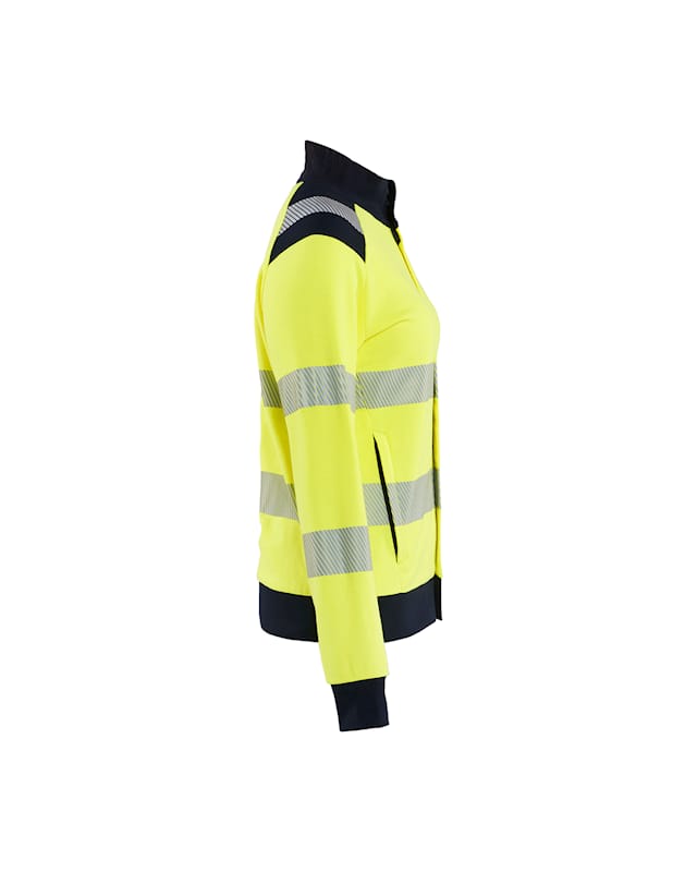 Blaklader 3471 Women's Sweatshirt Multinorm Hi-Vis Zip - Image 3