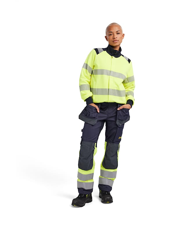 Blaklader 3471 Women's Sweatshirt Multinorm Hi-Vis Zip - Image 6
