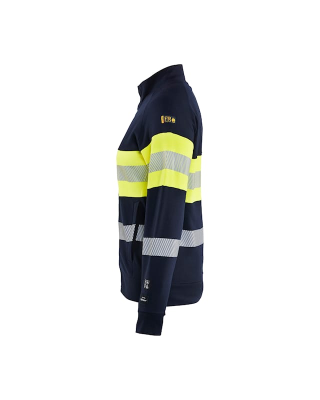 Blaklader 3472 Women's Sweatshirt Multinorm Hi-Vis Zip - Image 4