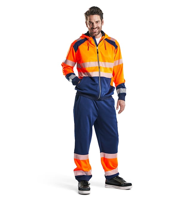 Blaklader 1549 Hi-Vis sweatshirt trousers - Image 4