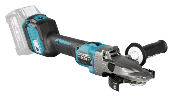 Makita GA055GZ01 - 40Vmax125mm Flat-head Angle Grinder (Slide switch) - AFT with Makpac case - Image 3